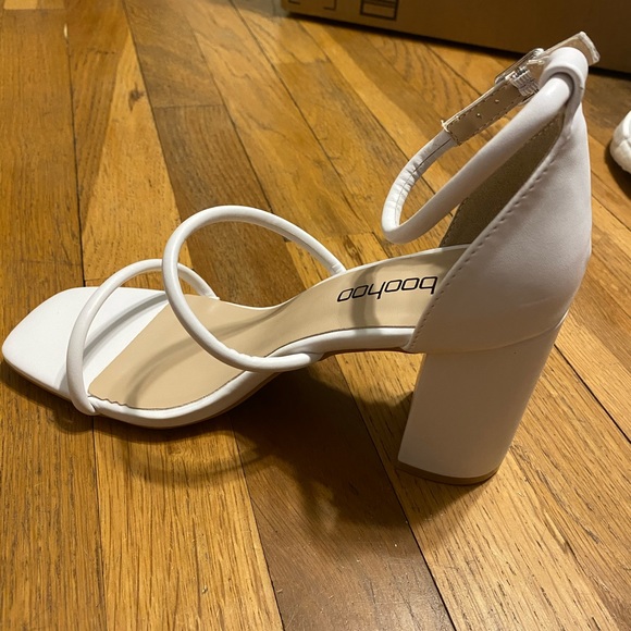 boohoo white mules